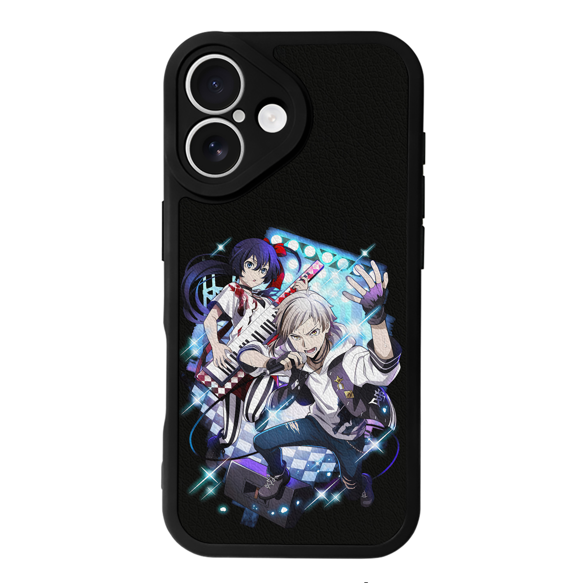 （画像用） 文豪ストレイドッグス Bungo Stray Dogs 【iPhone 16シリーズ対応】シリコンスマホケース（レザー調） 材質：シリコン